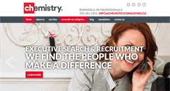 Desktop Screenshot of chemistryconsulting.ca