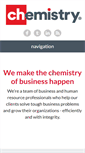Mobile Screenshot of chemistryconsulting.ca