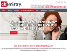 Tablet Screenshot of chemistryconsulting.ca